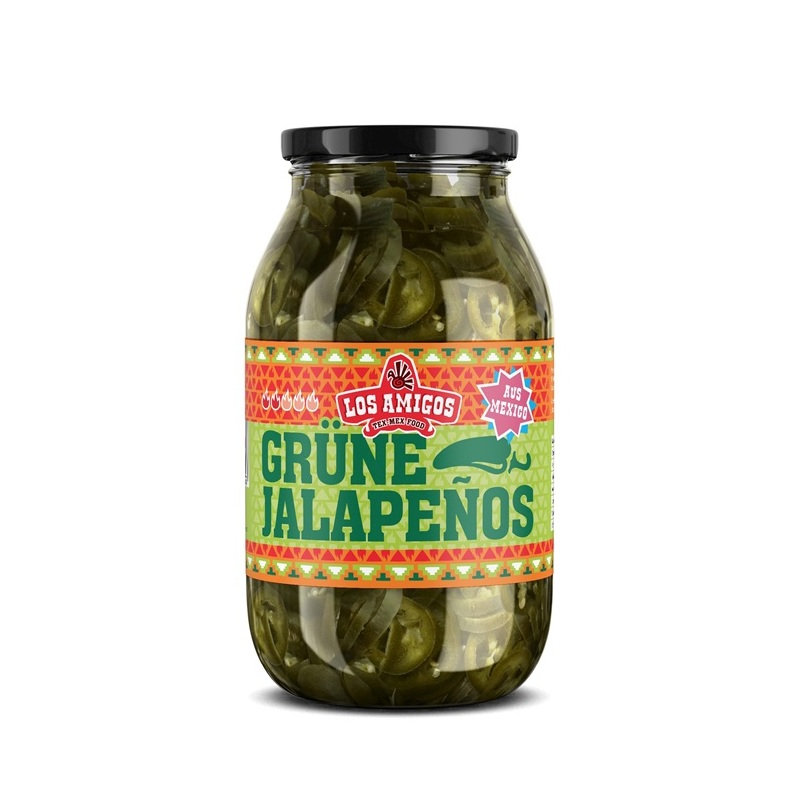 LOS AMIGOS GRUENE JALAPENOS 460G GLAS