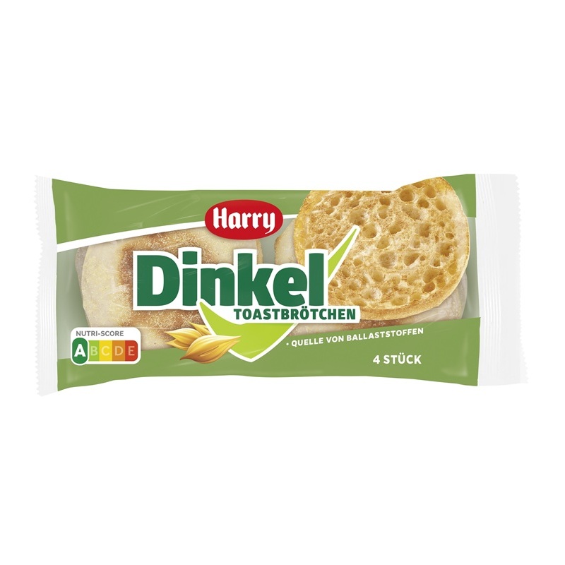 HARRY TOAST BUNS DINKEL 225G