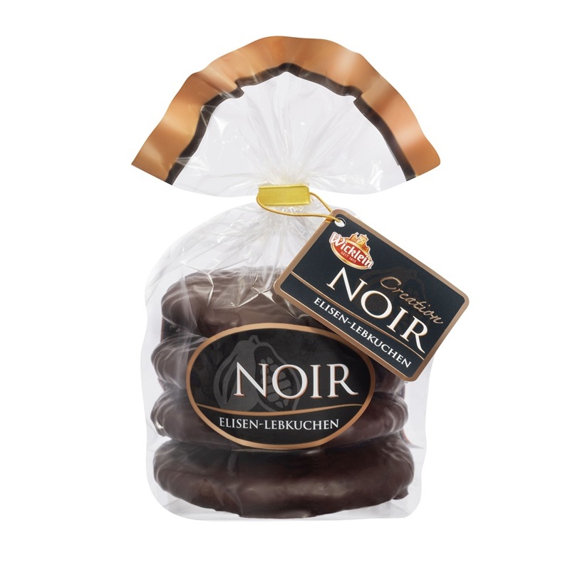WICKLEIN NOIR FEINSTE NUERNBERGER ELISEN - LEBKUCHEN SCHOKOLIERT 275G