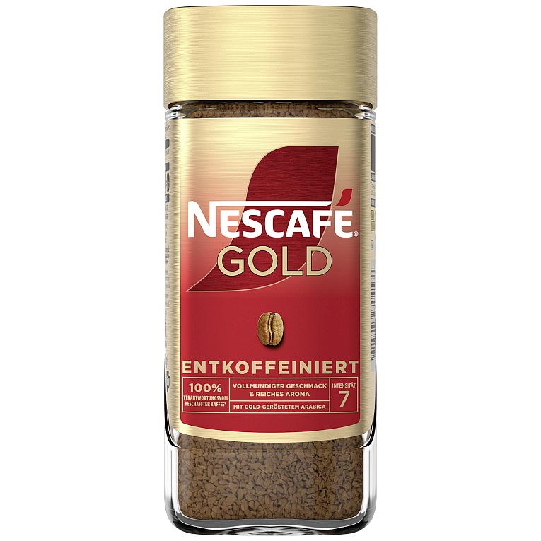 NESCAFE GOLD ENTKOFFEINIERT 100G GLAS