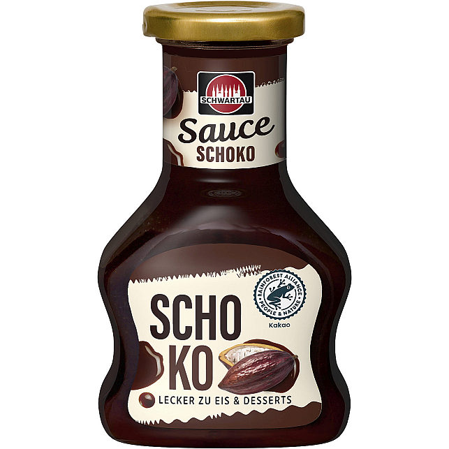 SCHWARTAU DESSERT - SAUCE SCHOKO 125ML FLASCHE 