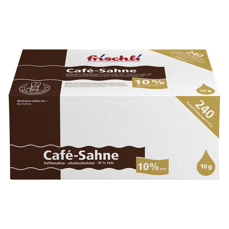 FRISCHLI KAFFEESAHNE 10% FETT 240 X 10G