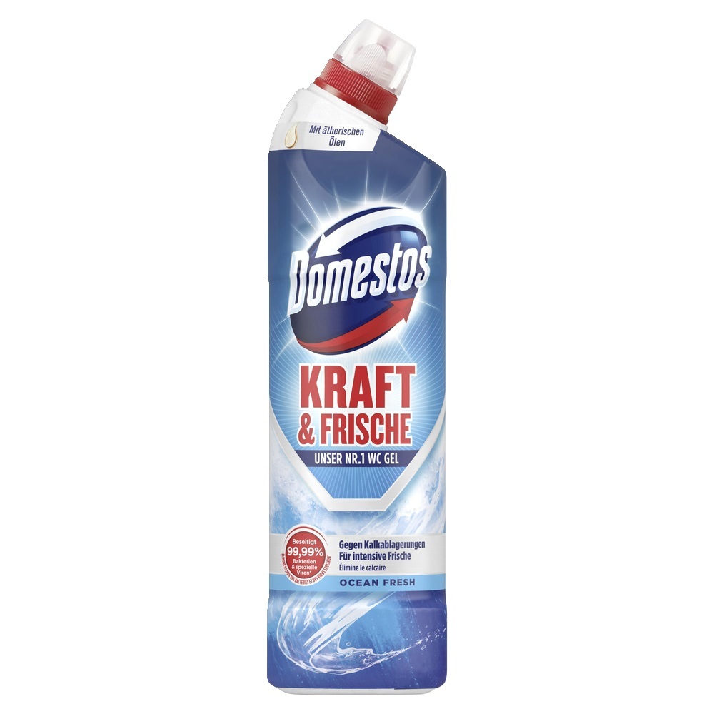 DOMESTOS WC REINIGER KRAFT & FRISCHE OCEAN 750ML