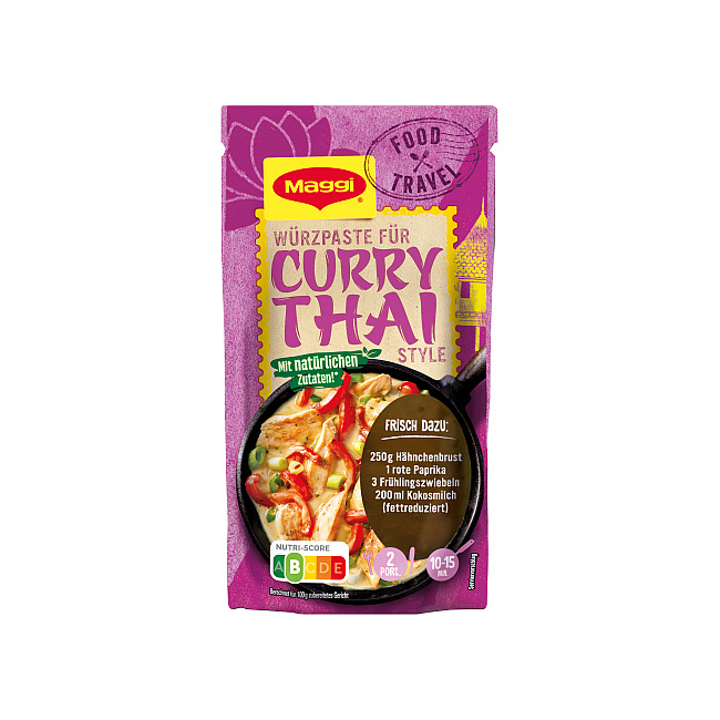 MAGGI FOOD TRAVEL CURRY THAI STYLE 65G