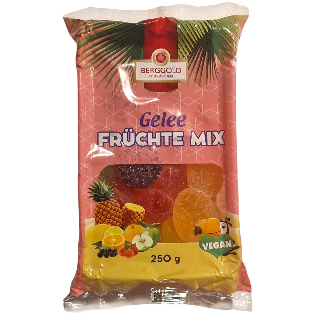 BERGGOLD GELEE FRUECHTE MIX 250G - VEGAN
