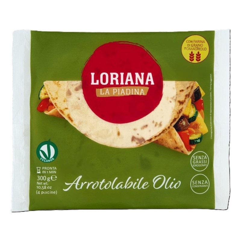 LORIANA LA PIADINA ARROTOLABILE OLIO 300G