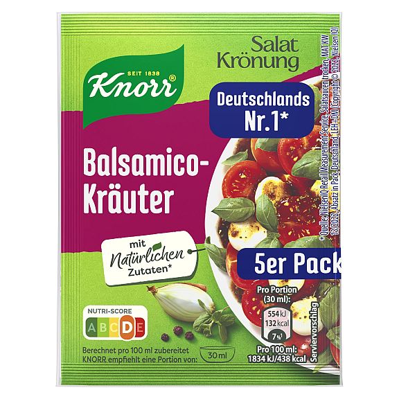 KNORR SALATKROENUNG BALSAMICO UND KRAEUTER 5ER PACK