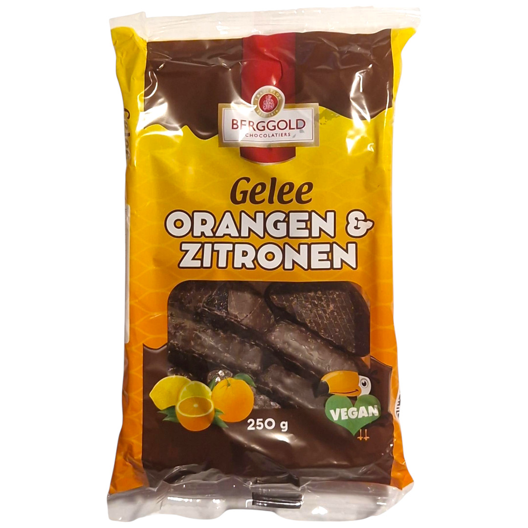 BERGGOLD GELEE ORANGEN & ZITRONEN 250G - VEGAN