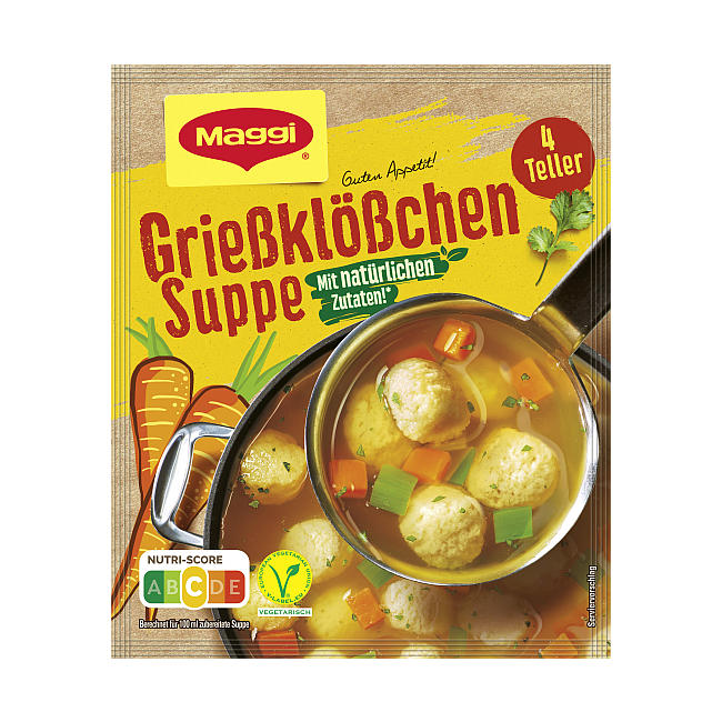 MAGGI GUTEN APPETIT GRIESSKLOESSCHEN SUPPE 50G