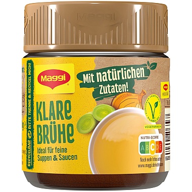 MAGGI KLARE BRUEHE MIT SUPPENGRUEN ERG. 7L