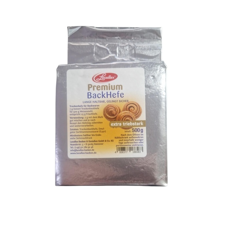 LUCULLUS PREMIUM TROCKENBACKHEFE 500G BEUTEL