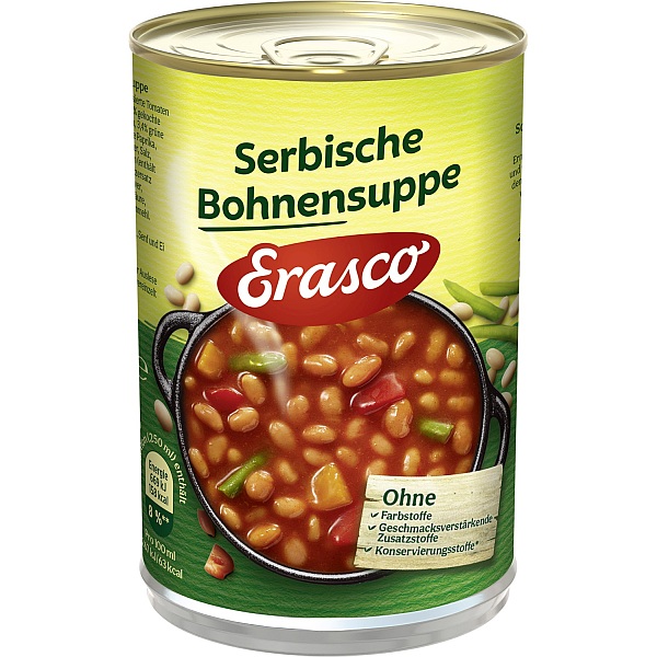 ERASCO SERBISCHE BOHNENSUPPE 400G