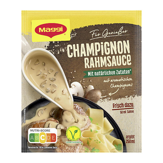 MAGGI FUER GENIESSER CHAMPIGNON RAHMSAUCE