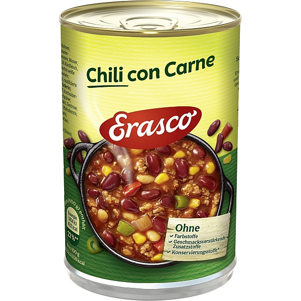 ERASCO CHILI CON CARNE 400G